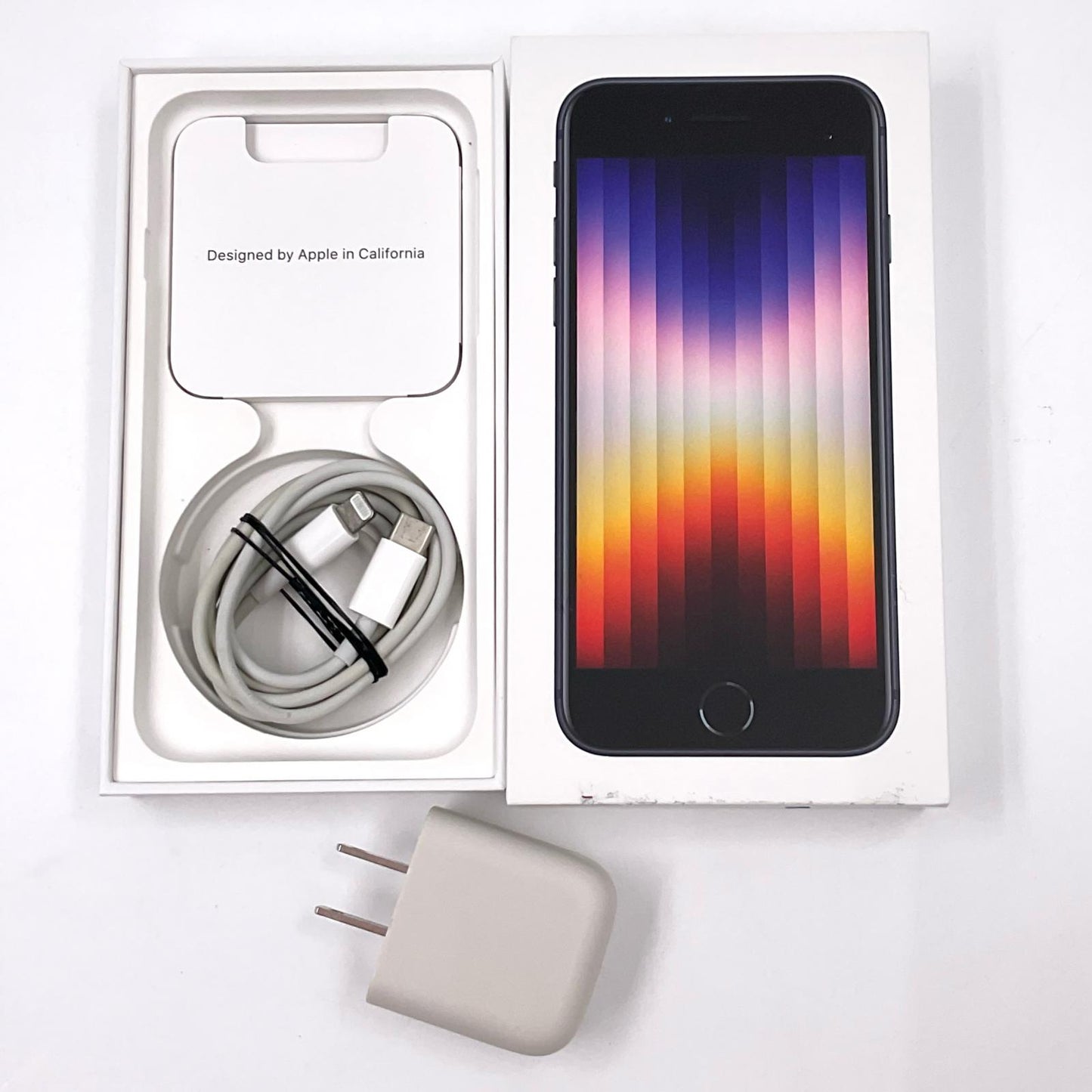 【全額返金保証】【最速発送】Apple iPhone iPhone SE(第3世代) 64GB ミッドナイト au SIMフリー 動作確認済 89%