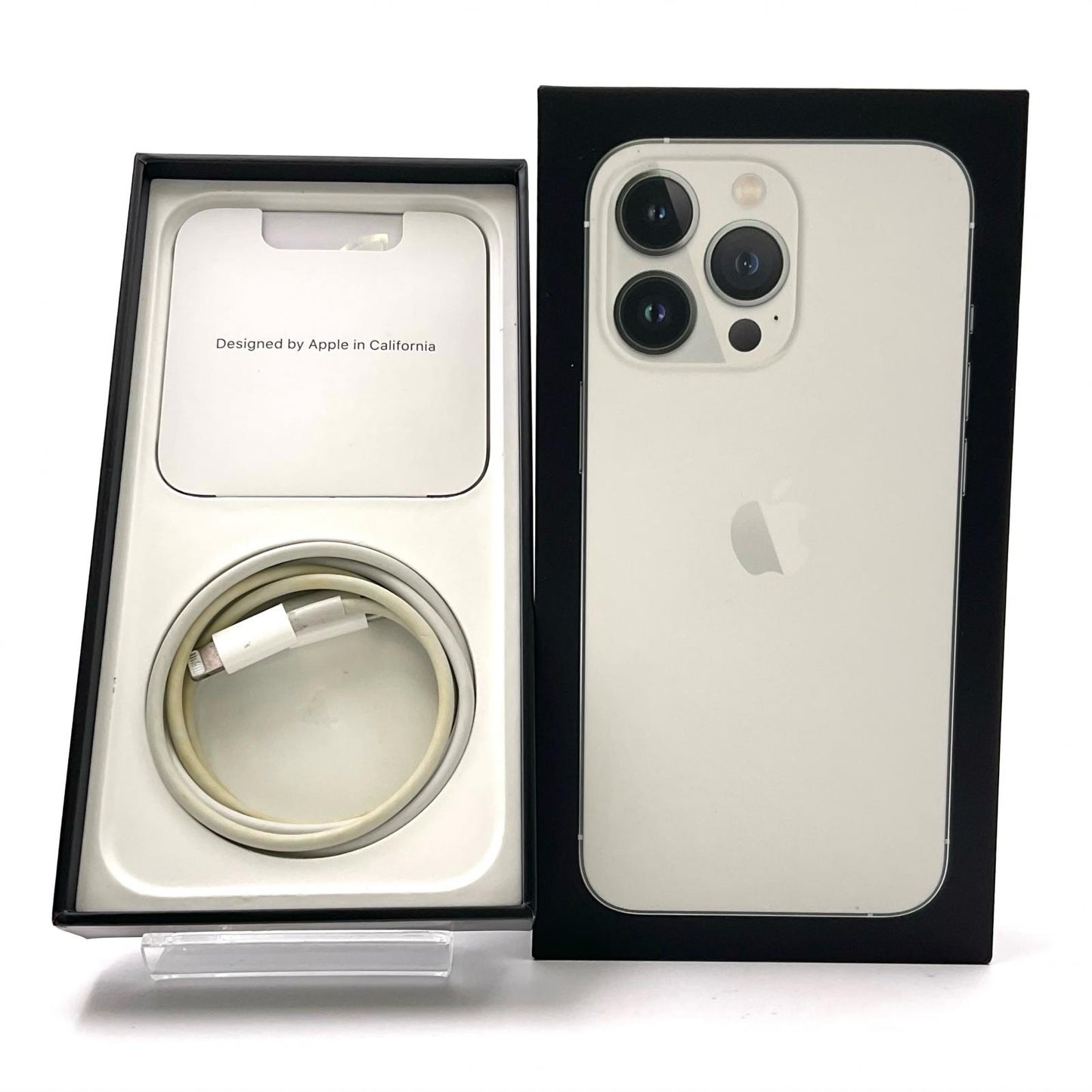 【全額返金保証】【最速発送】Apple iPhone iPhone 13 Pro 256GB シルバー Softbank SIMフリー 白ロム 動作確認済 83%