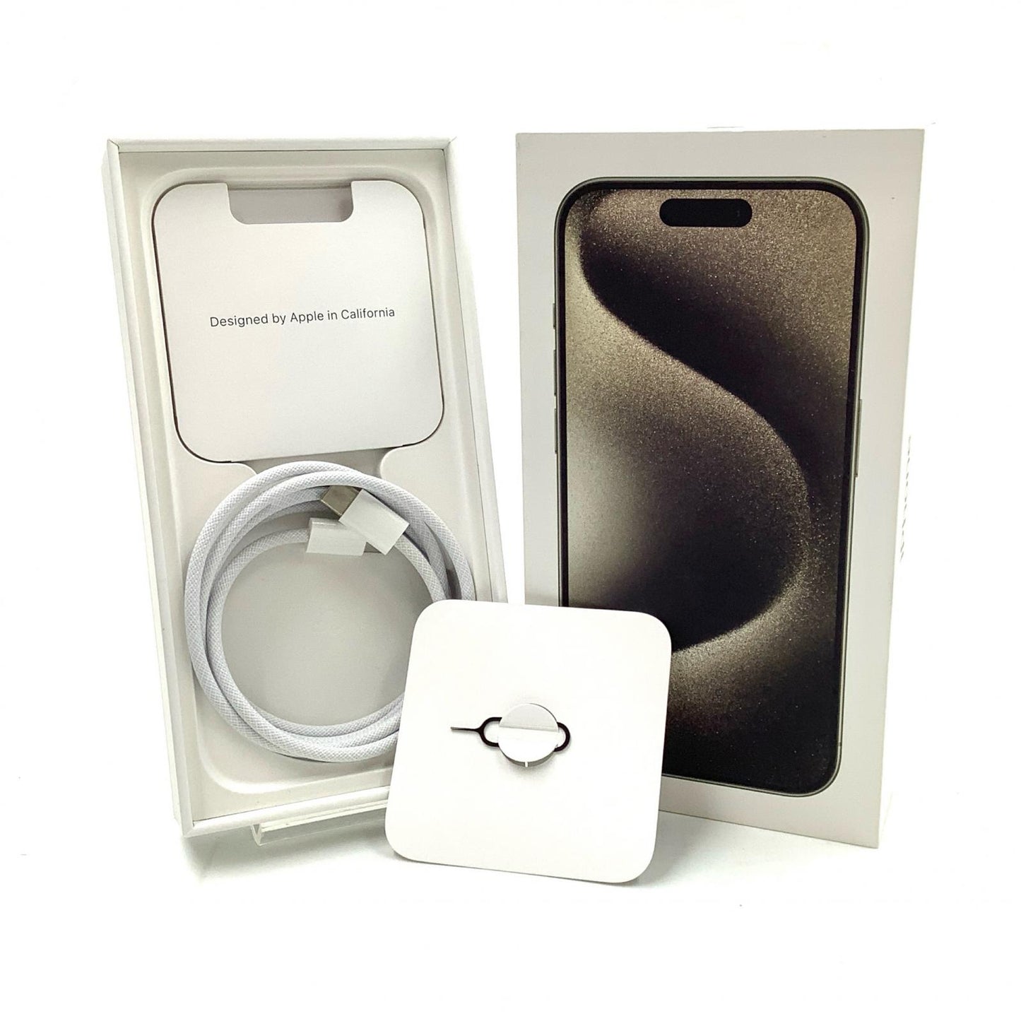 【全額返金保証】【最速発送】Apple iPhone iPhone 15 Pro 128GB ナチュラルチタニウム au SIMフリー 白ロム 美品 動作確認済 89%