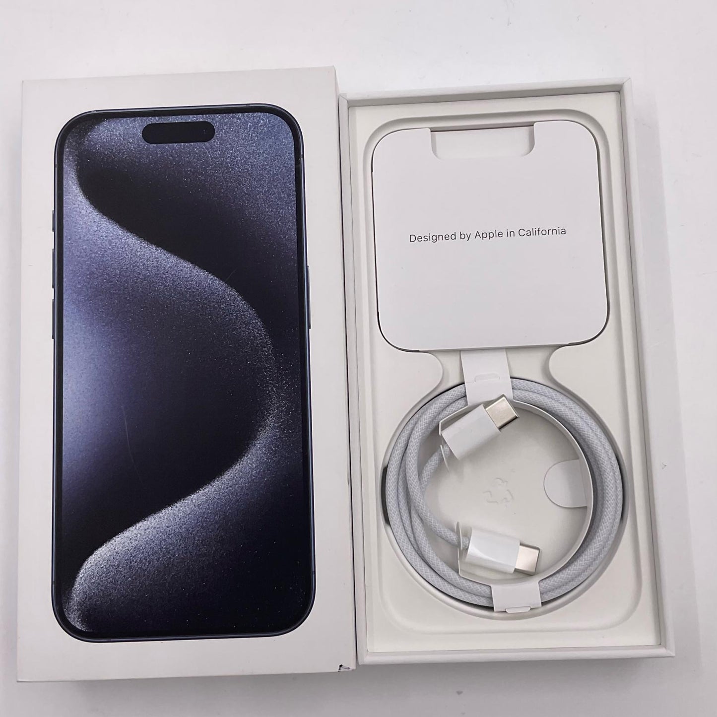 【全額返金保証】【最速発送】Apple iPhone iPhone 15 Pro 128GB ブルーチタニウム SIMフリー 白ロム 動作確認済 87%