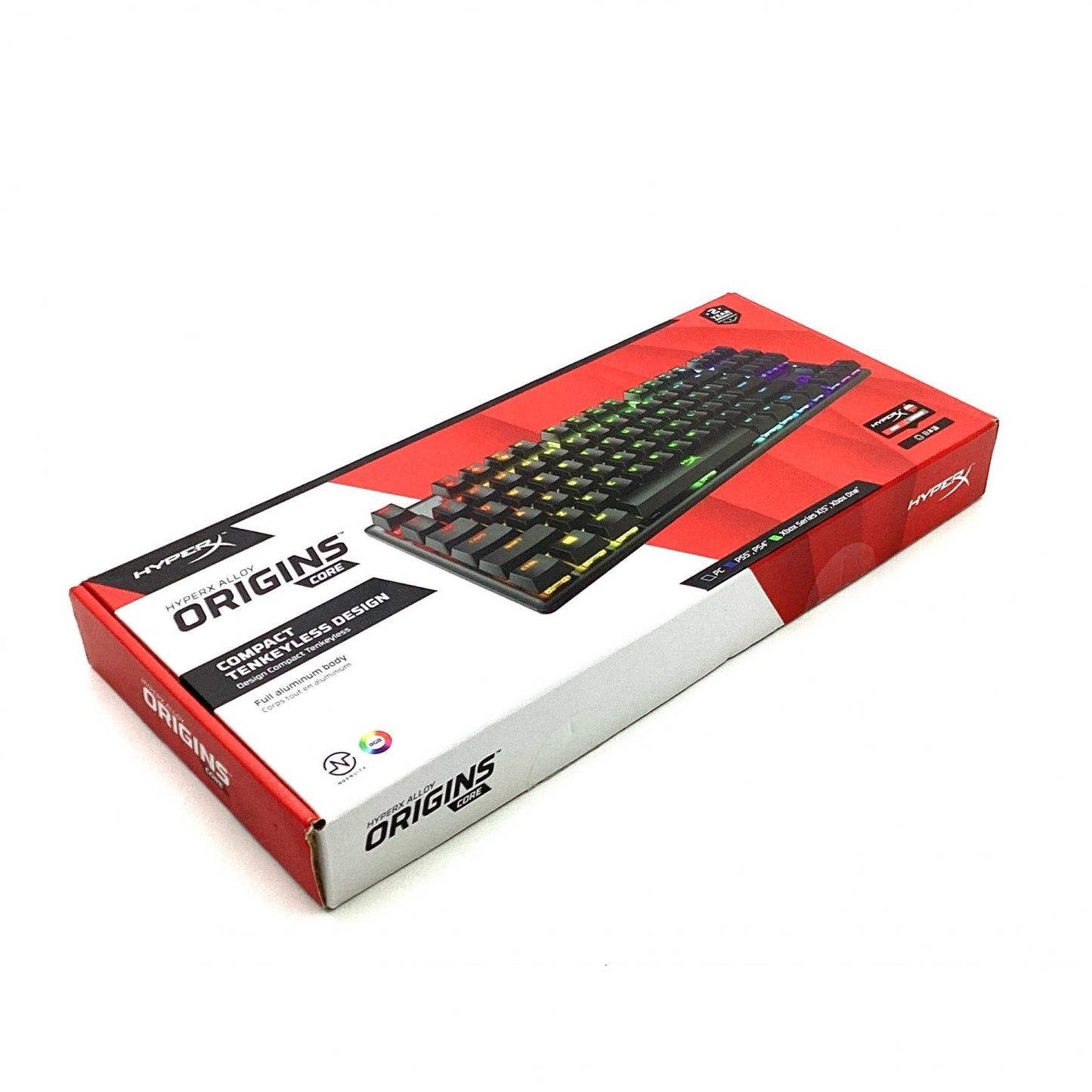 【全額返金保証】【最速発送】HyperX HyperX Alloy Origins Core RGB HX-KB7RDX-JP 動作確認済