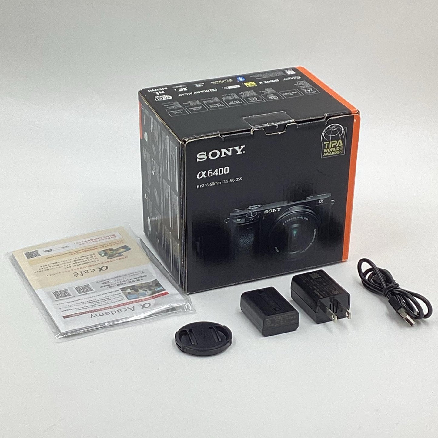 【全額返金保証】【最速発送】Sony デジタル一眼 α6400 ILCE-6400L パワーズームレンズキット ブラック 美品 動作確認済