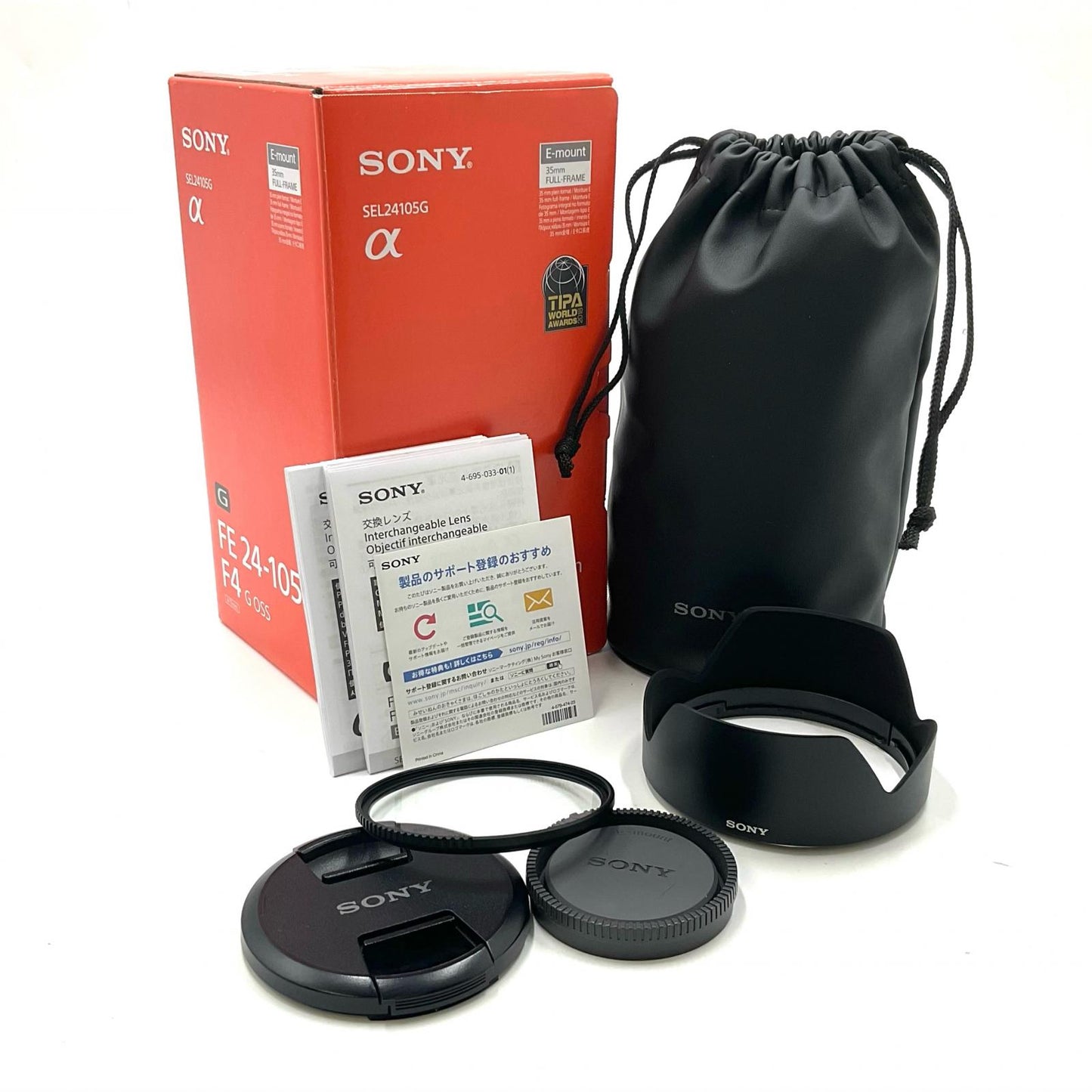 【全額返金保証】【最速発送】Sony FE 24-105mm F4 G OSS SEL24105G 動作確認済