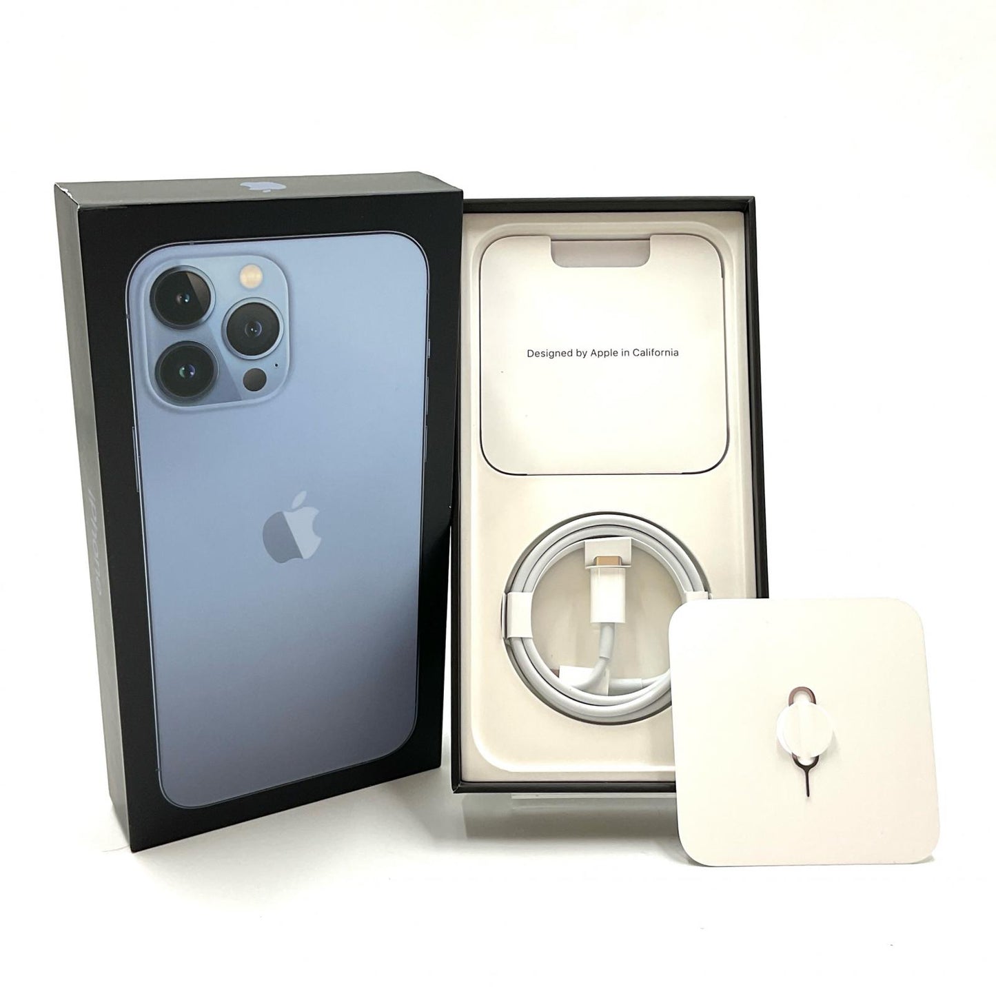 【全額返金保証】【最速発送】Apple iPhone iPhone 13 Pro Max 128GB シエラブルー 楽天モバイル SIMフリー 白ロム 動作確認済 80%