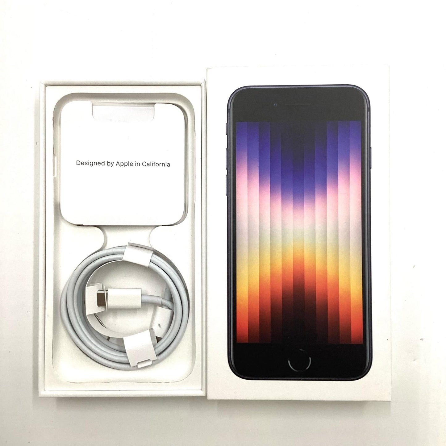 【全額返金保証】【最速発送】Apple iPhone iPhone SE(第3世代) 64GB ミッドナイト Softbank SIMフリー 白ロム 美品 動作確認済 87%