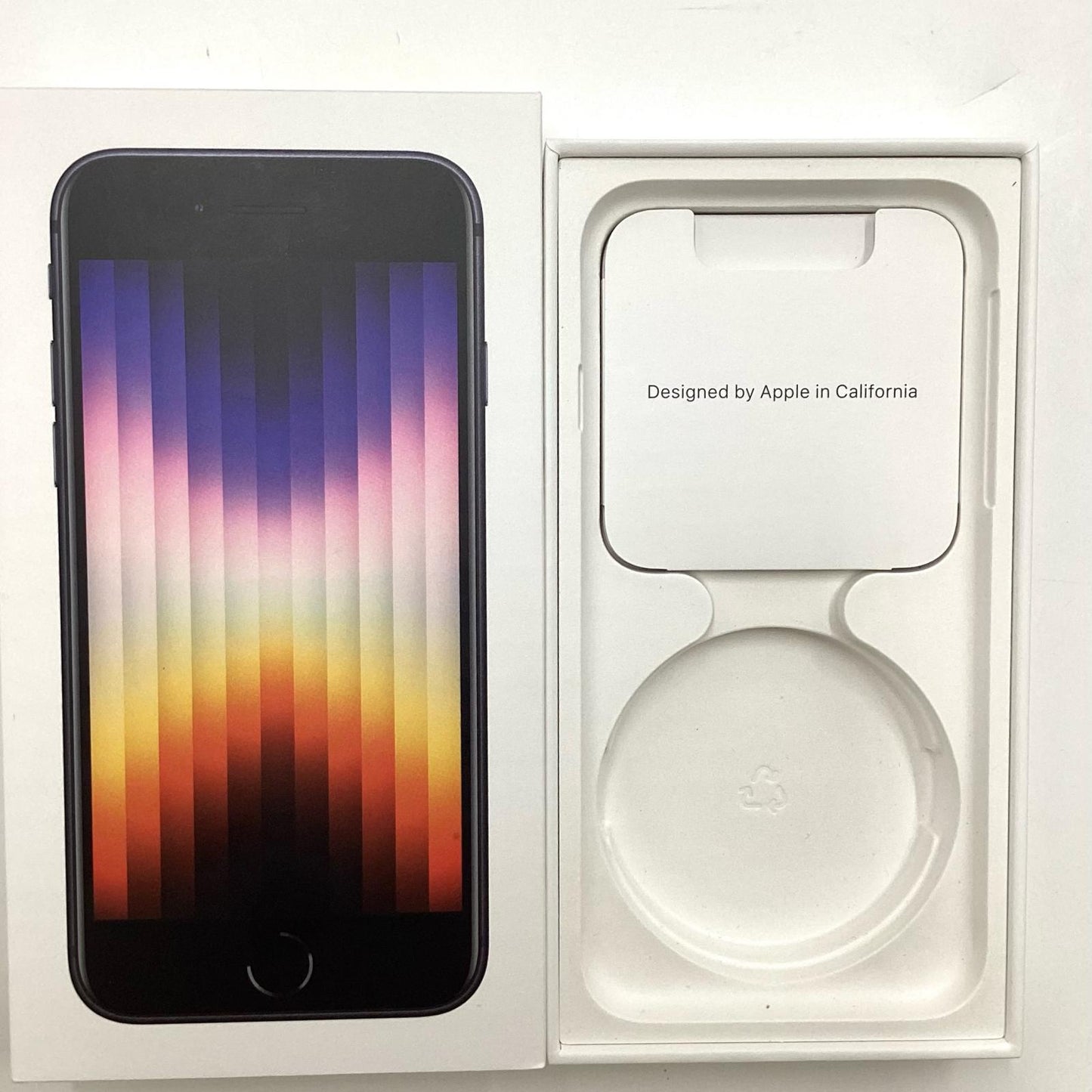 【全額返金保証】【最速発送】Apple iPhone iPhone SE(第3世代) 64GB ミッドナイト Softbank SIMフリー 白ロム 動作確認済 87%