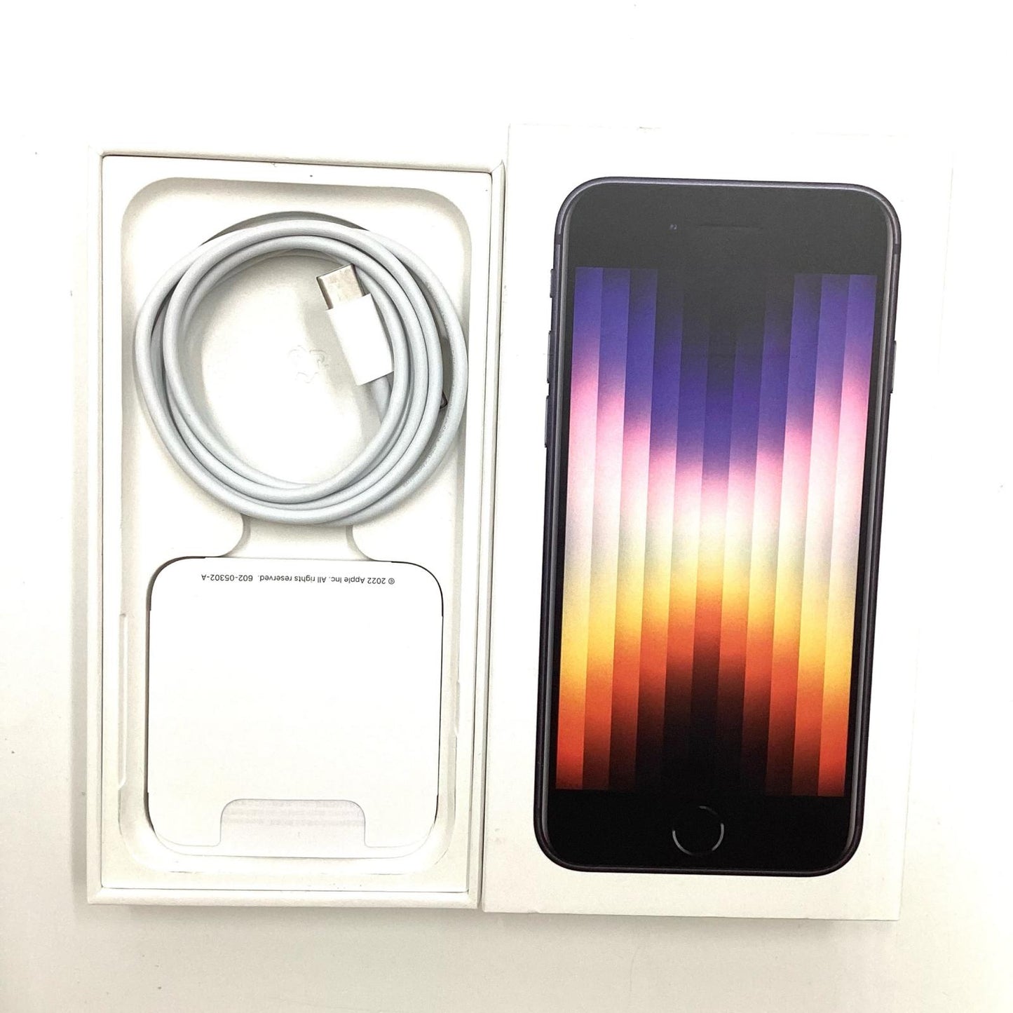 【全額返金保証】【最速発送】Apple iPhone iPhone SE(第3世代) 64GB ミッドナイト Softbank SIMフリー 白ロム 動作確認済 86%