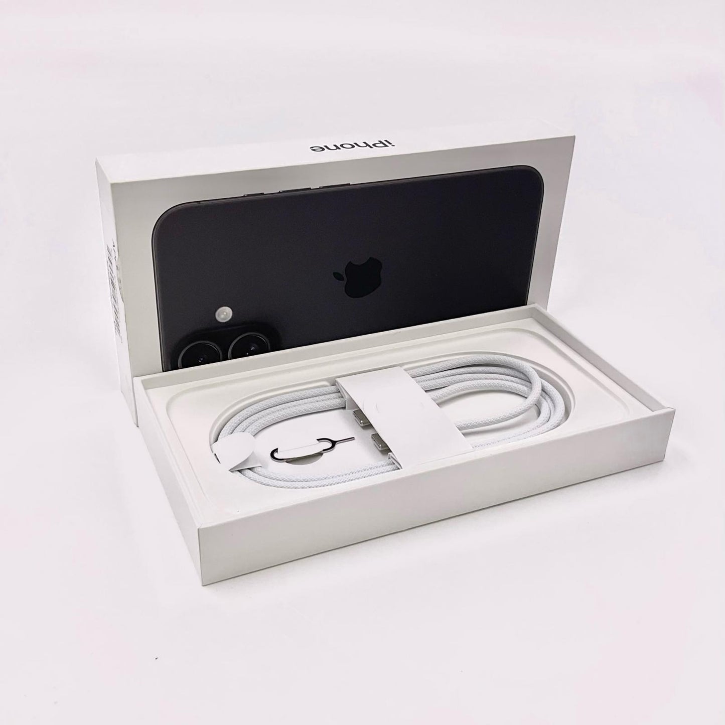 【全額返金保証】【最速発送】Apple iPhone iPhone 16 128GB ブラック SIMフリー 白ロム 美品 動作確認済 90%