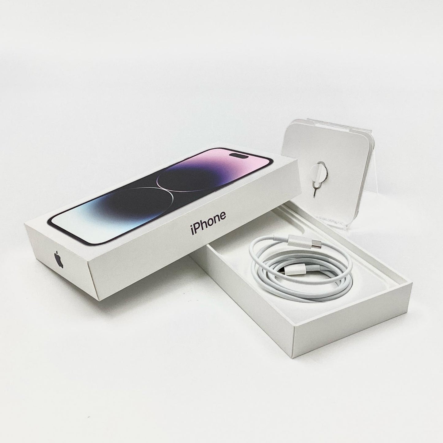 【全額返金保証】【最速発送】Apple iPhone iPhone 14 Pro Max 128GB ディープパープル docomo 白ロム 美品 動作確認済 91%