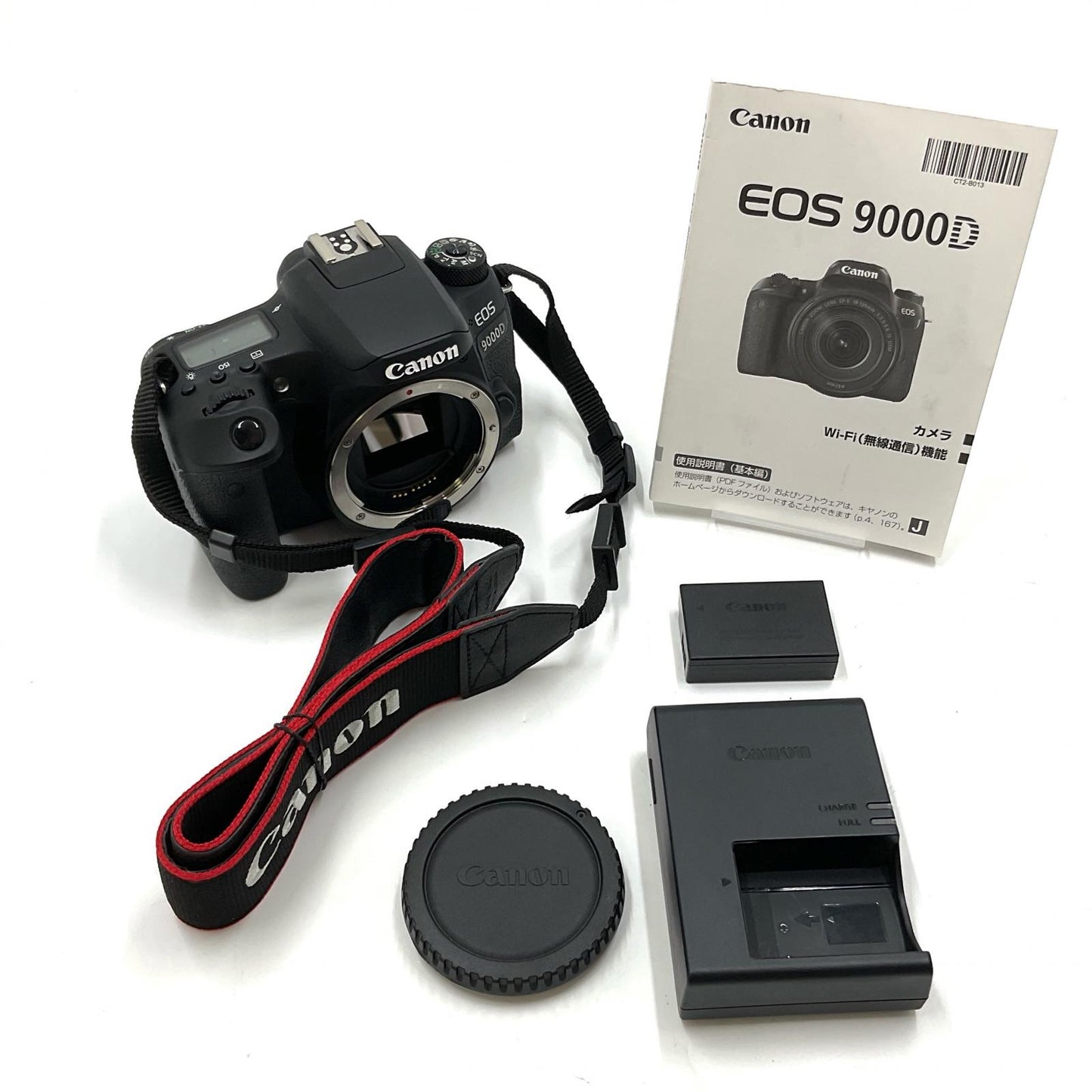 【全額返金保証】【最速発送】Canon デジタル一眼 EOS 9000D ボディ ブラック 美品 動作確認済