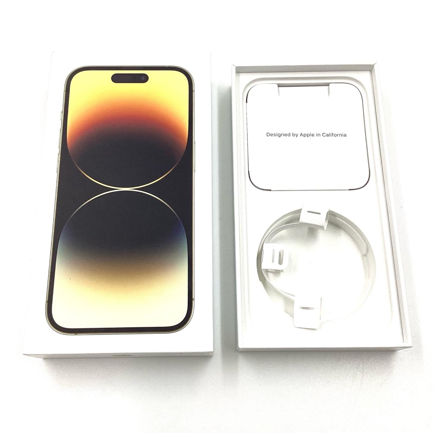 【全額返金保証】【最速発送】Apple iPhone iPhone 14 Pro 128GB ゴールド SIMフリー 白ロム 動作確認済 87%