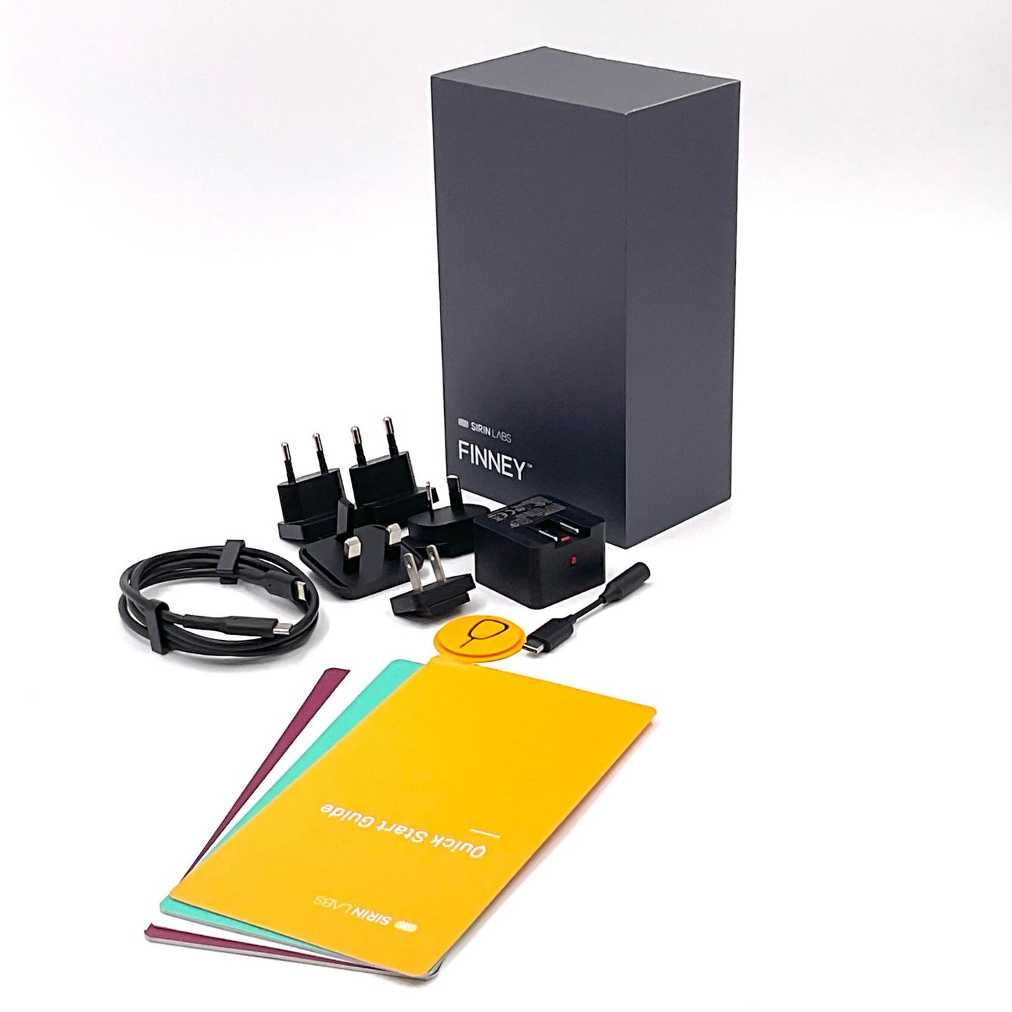 【全額返金保証】【最速発送】SIRIN LABS FINNEY U1 128GB ブルグレー SIMフリー SR00300-W 白ロム 超美品 動作確認済