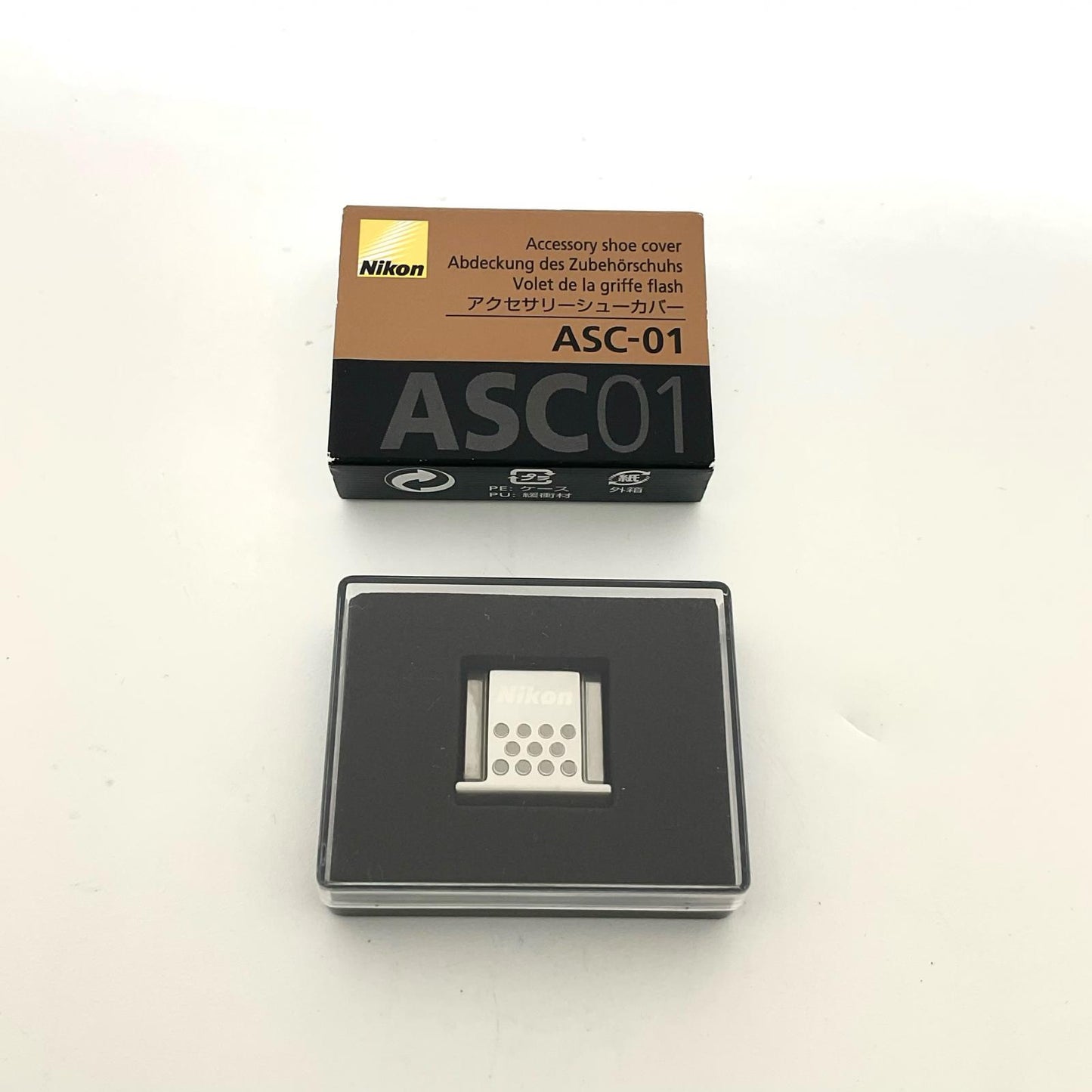 【全額返金保証】【最速発送】Nikon アクセサリーシューカバー ASC-01 シルバー 動作確認済