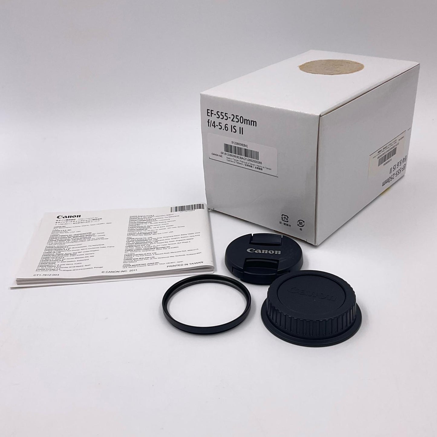 【全額返金保証】【最速発送】Canon EFS 55-250mm 1:4-5.6 IS II 美品 動作確認済