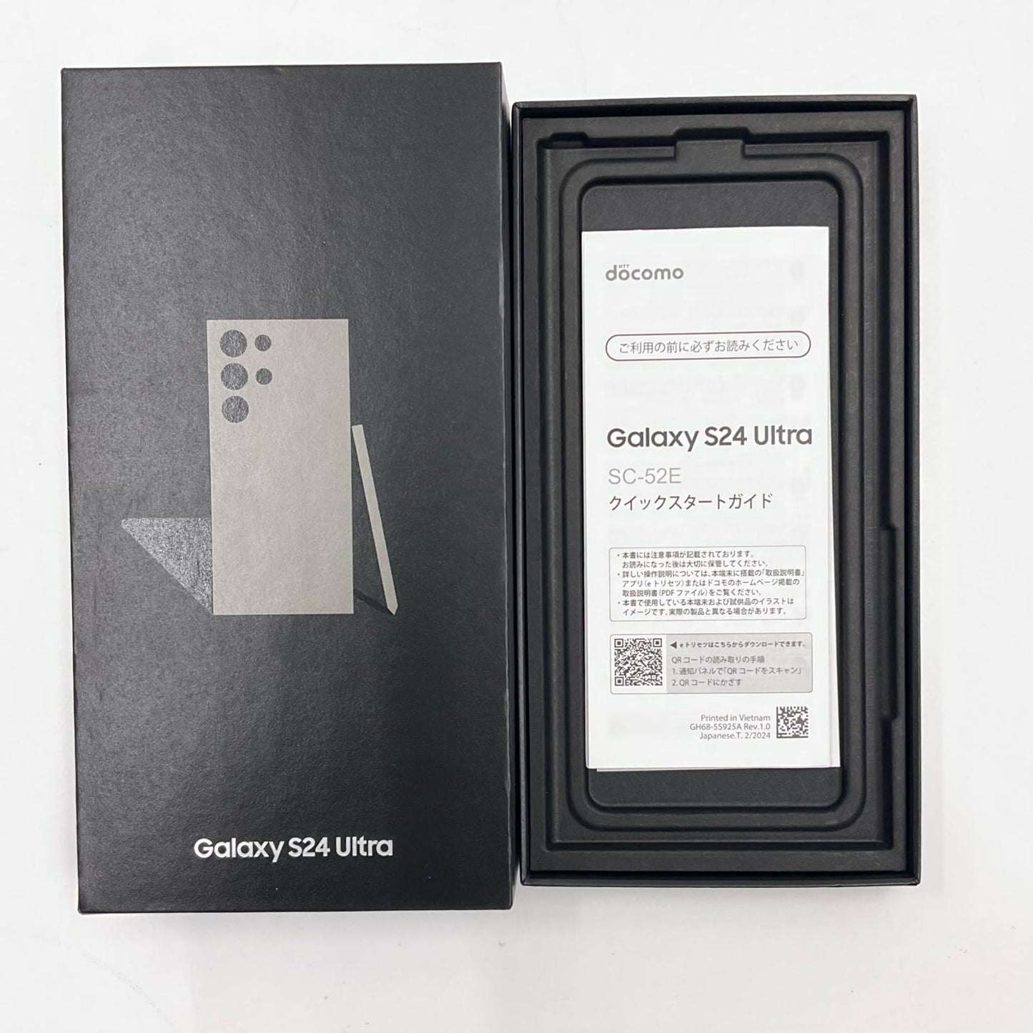【全額返金保証】【最速発送】SAMSUNG Galaxy S24 Ultra 256GB チタニウムグレー docomo SC-52E 動作確認済