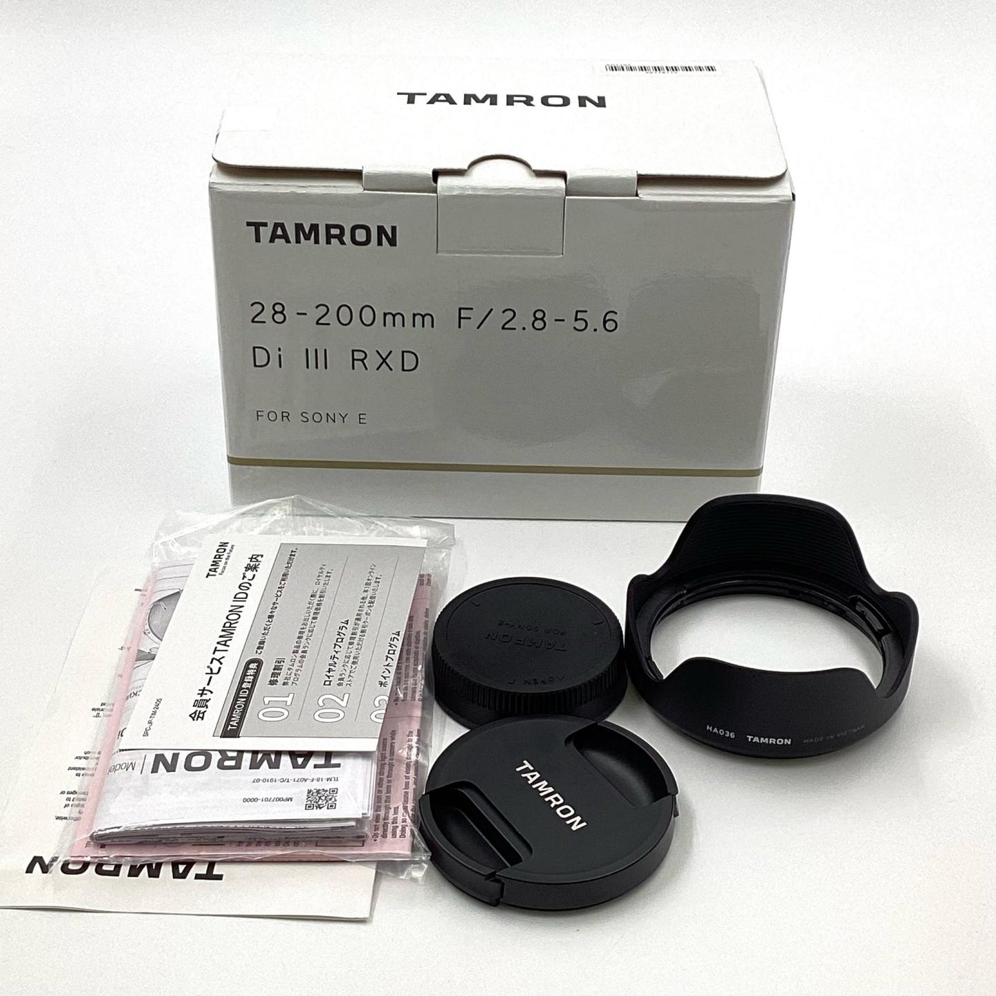 【全額返金保証】【最速発送】TAMRON 28-200mm F/2.8-5.6 Di III RXD (Model A071) 美品 動作確認済