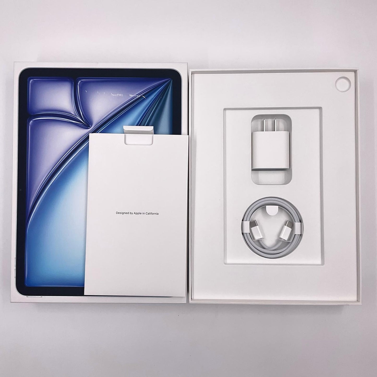 【全額返金保証】【最速発送】Apple iPad Air 11インチ 256GB ブルー WiFi+Cellular docomo SIMフリー 動作確認済