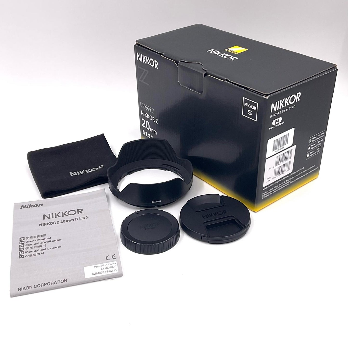 【全額返金保証】【最速発送】Nikon NIKKOR Z 20mm f/1.8 S 美品 動作確認済