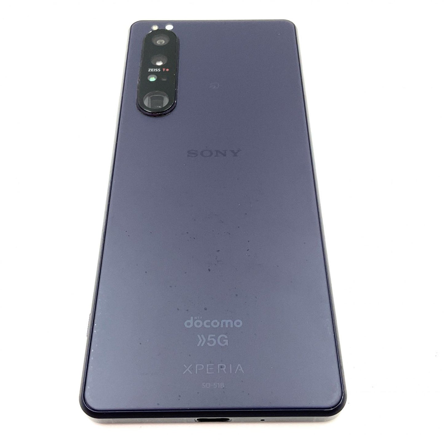 【全額返金保証】【最速発送】Sony Xperia 1 III 256GB フロストパープル docomo SO-51B 白ロム 動作確認済