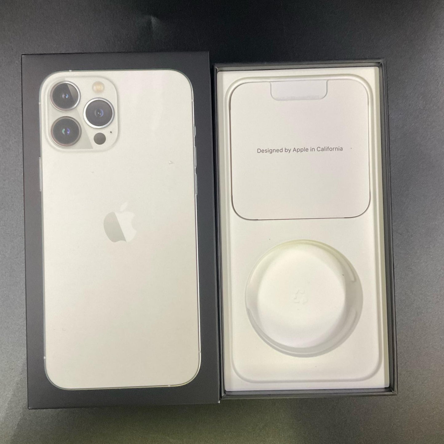 【全額返金保証】【最速発送】Apple iPhone iPhone Pro Max 13 Pro Max 128GB シルバー SIMフリー 白ロム 動作確認済 80%