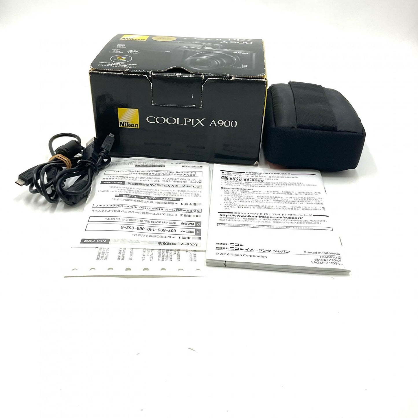 【全額返金保証】【最速発送】Nikon コンパクトデジタルカメラ COOLPIX A900 美品 動作確認済