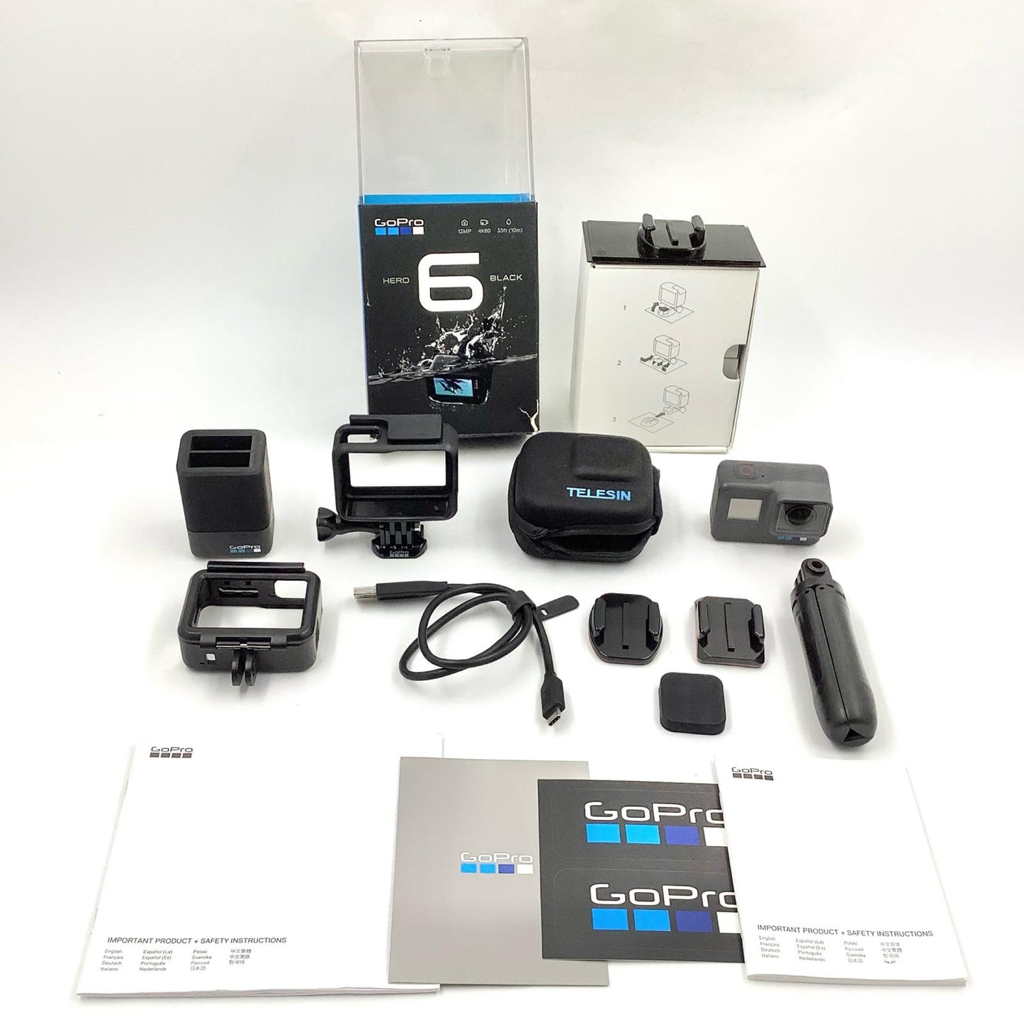 【全額返金保証】【最速発送】GoPro HERO6 BLACK CHDHX-601 動作確認済