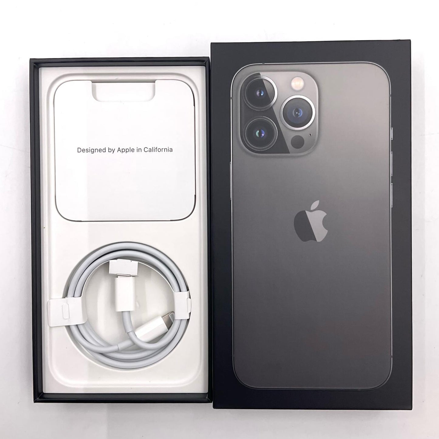 【全額返金保証】【最速発送】Apple iPhone iPhone 13 Pro 128GB グラファイト SIMフリー 白ロム 動作確認済 85%