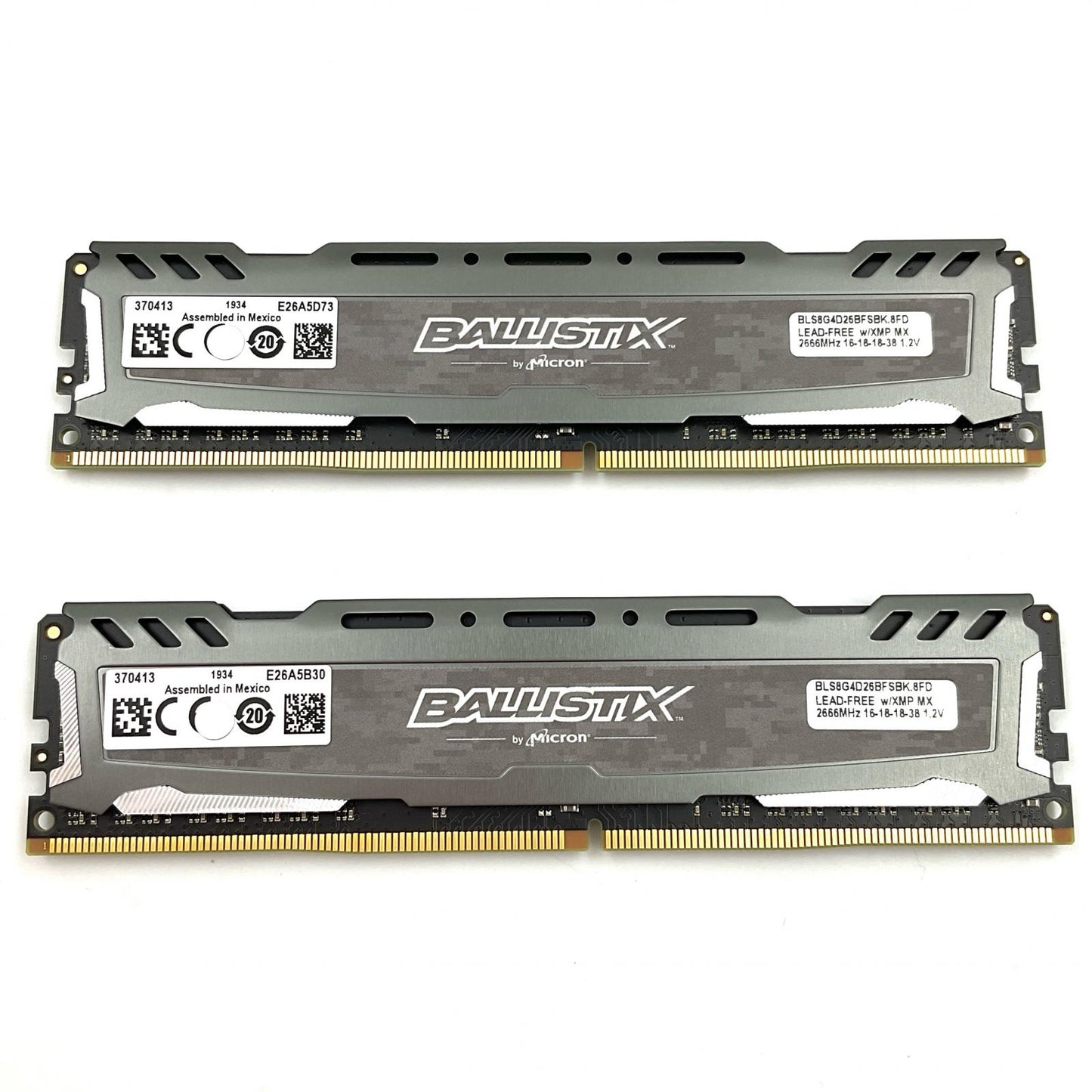 【全額返金保証】【最速発送】crucial メモリ DDR4 PC4-21300 8GB 2枚組 BLS8G4D26BFSBK 動作確認済