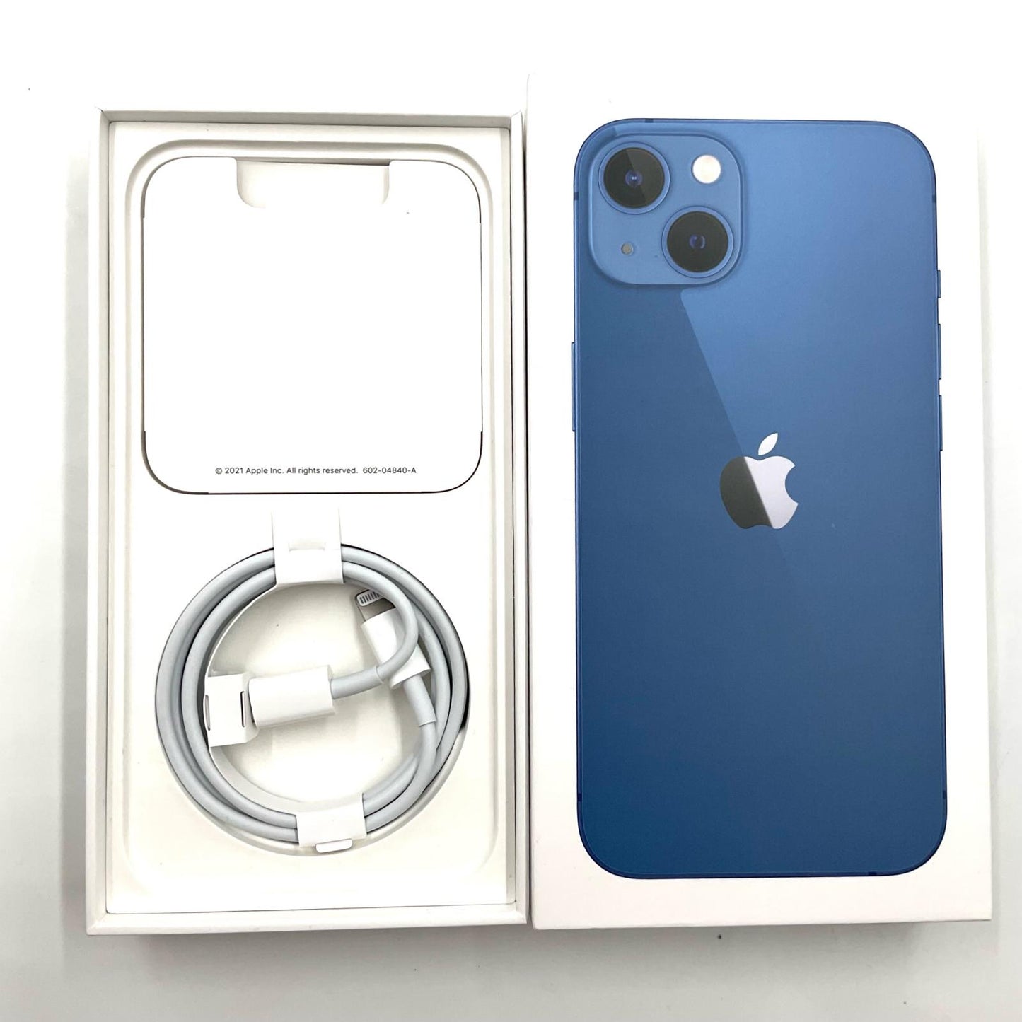 【全額返金保証】【最速発送】Apple iPhone iPhone 13 128GB ブルー docomo SIMフリー 動作確認済 83%