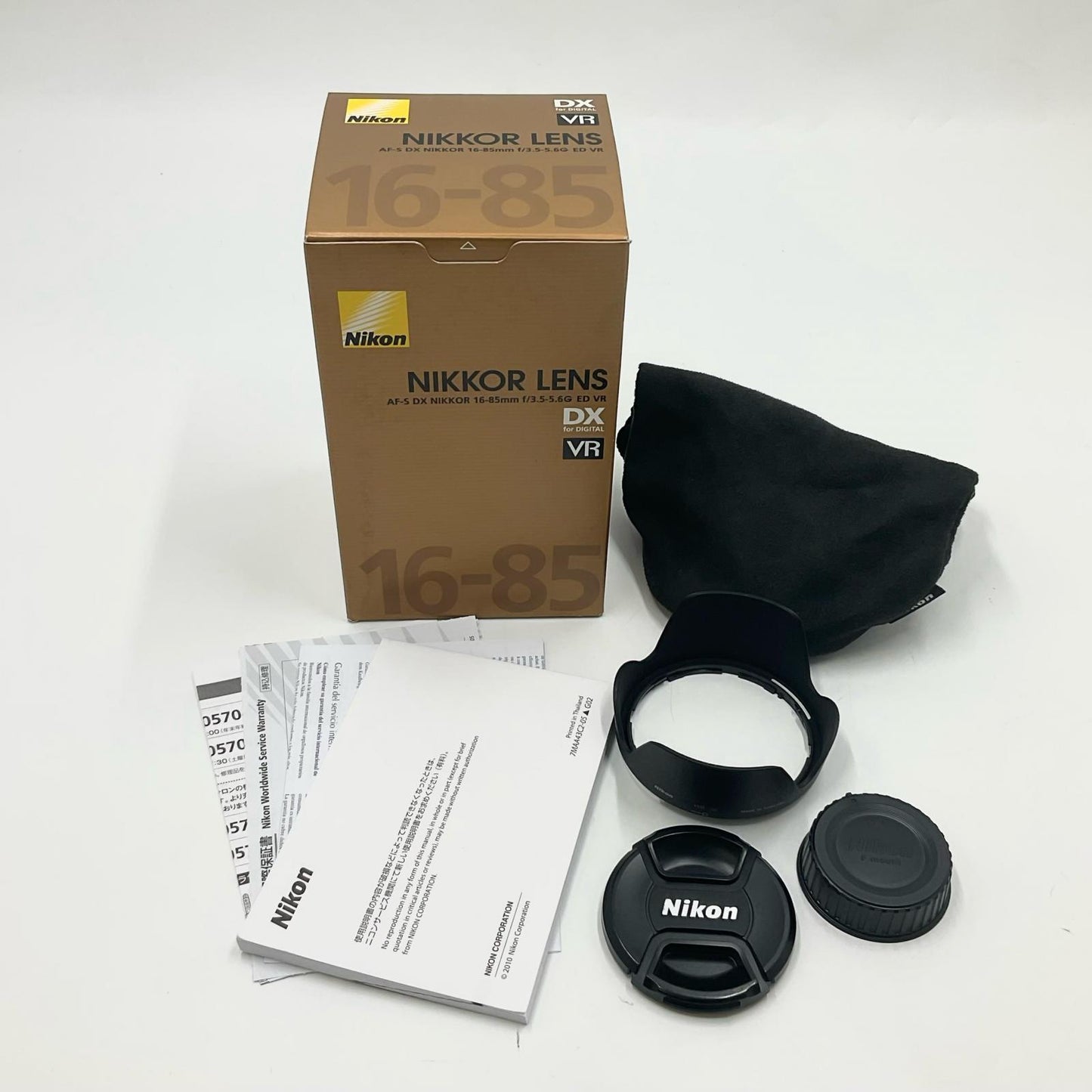 【全額返金保証】【最速発送】Nikon AF-S DX NIKKOR 16-85mm f/3.5-5.6G ED VR 美品 動作確認済
