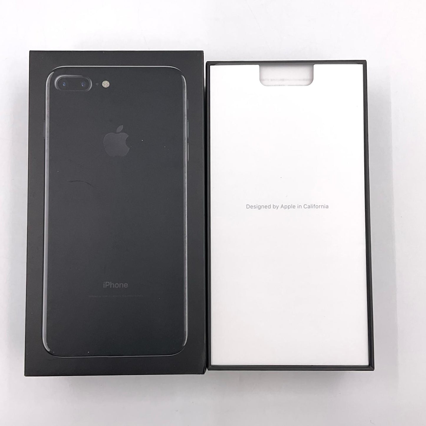 【全額返金保証】【最速発送】Apple iPhone iPhone 7 Plus 128GB ジェットブラック SIMフリー 白ロム 動作確認済 85%