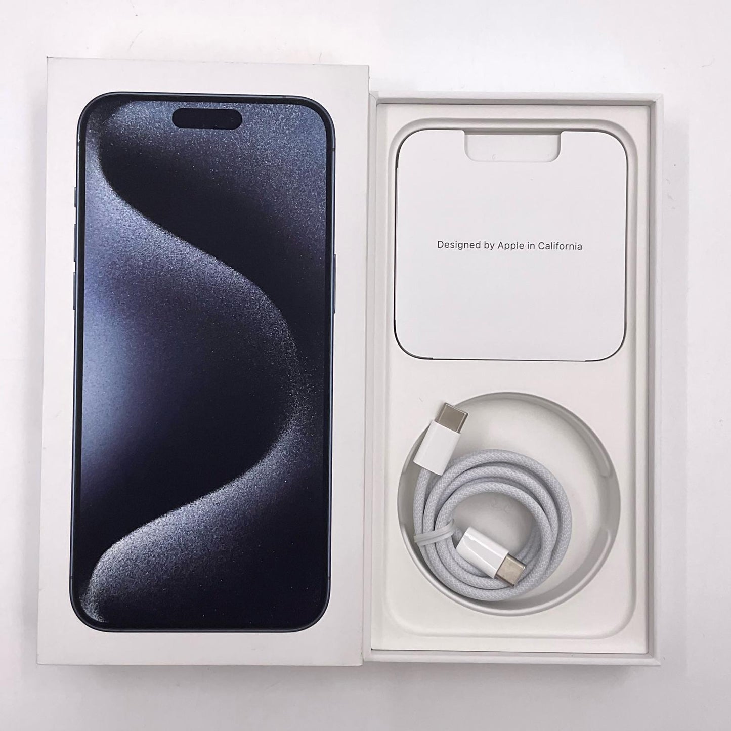 【全額返金保証】【最速発送】Apple iPhone iPhone 15 Pro Max 256GB ブルーチタニウム SIMフリー 白ロム 美品 動作確認済 96%