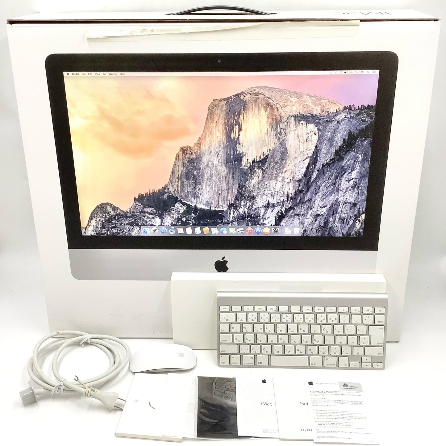 【全額返金保証】【最速発送】Apple iMac 21.5インチ Intel Core i5 8GB SSD 512GB シルバー 美品 動作確認済