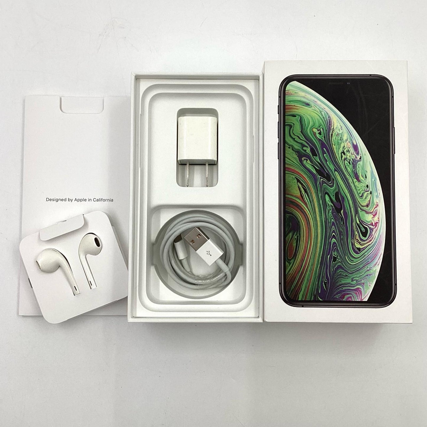 【最速発送】Apple iPhone iPhone XS 256GB スペースグレイ au SIMフリー 白ロム【難有】 100%