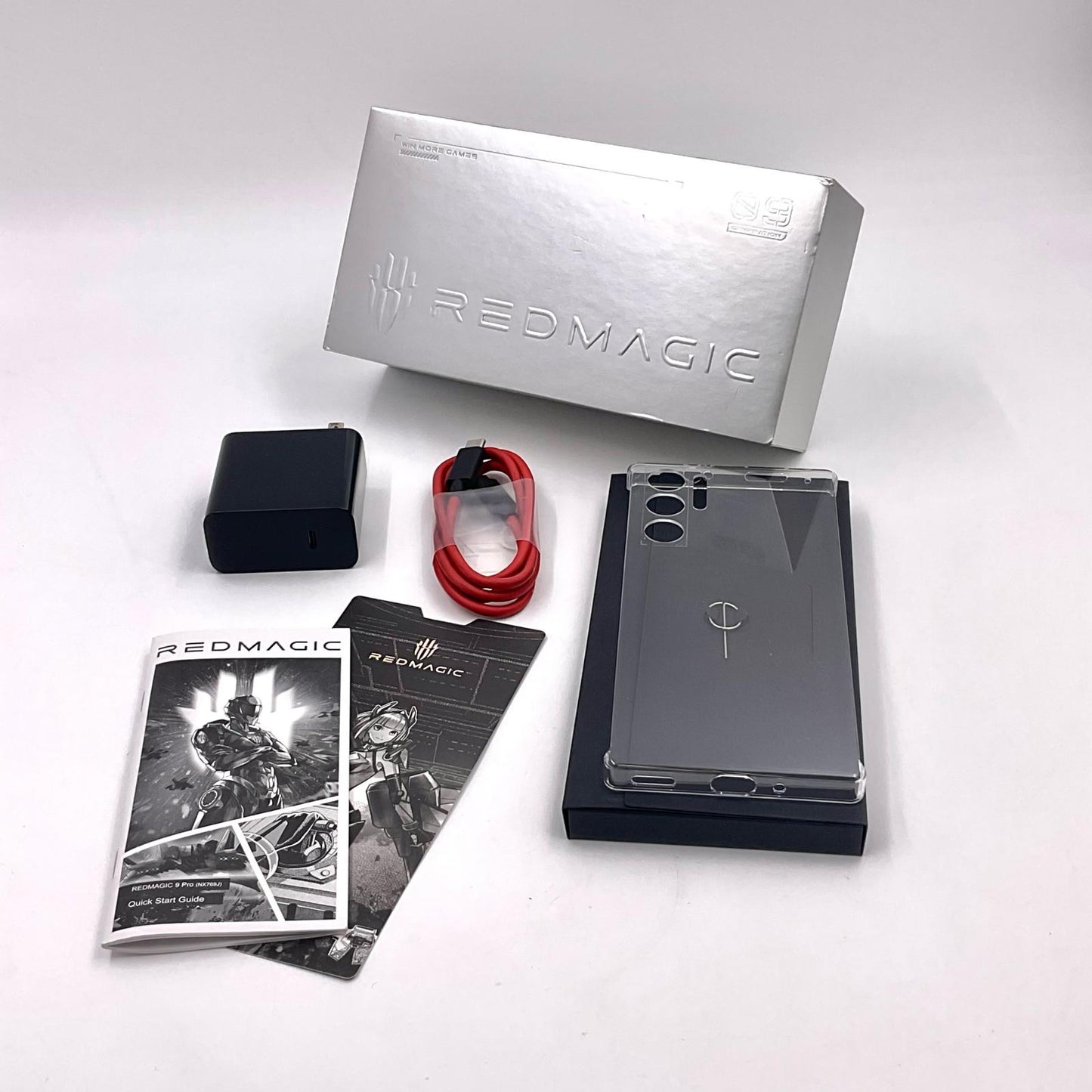 【全額返金保証】【最速発送】nubia REDMAGIC 9 Pro 256GB Sleet SIMフリー NX769J 白ロム 動作確認済