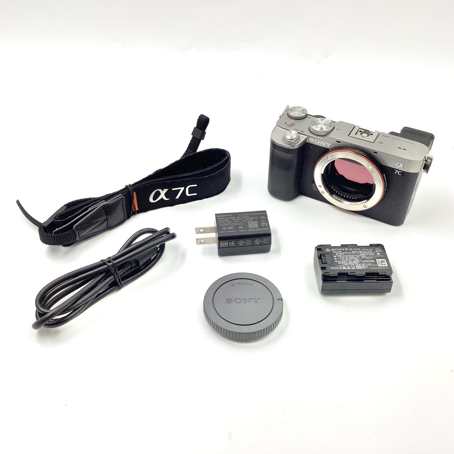 【全額返金保証】【最速発送】Sony デジタル一眼 α7C ILCE-7C ボディ シルバー 動作確認済