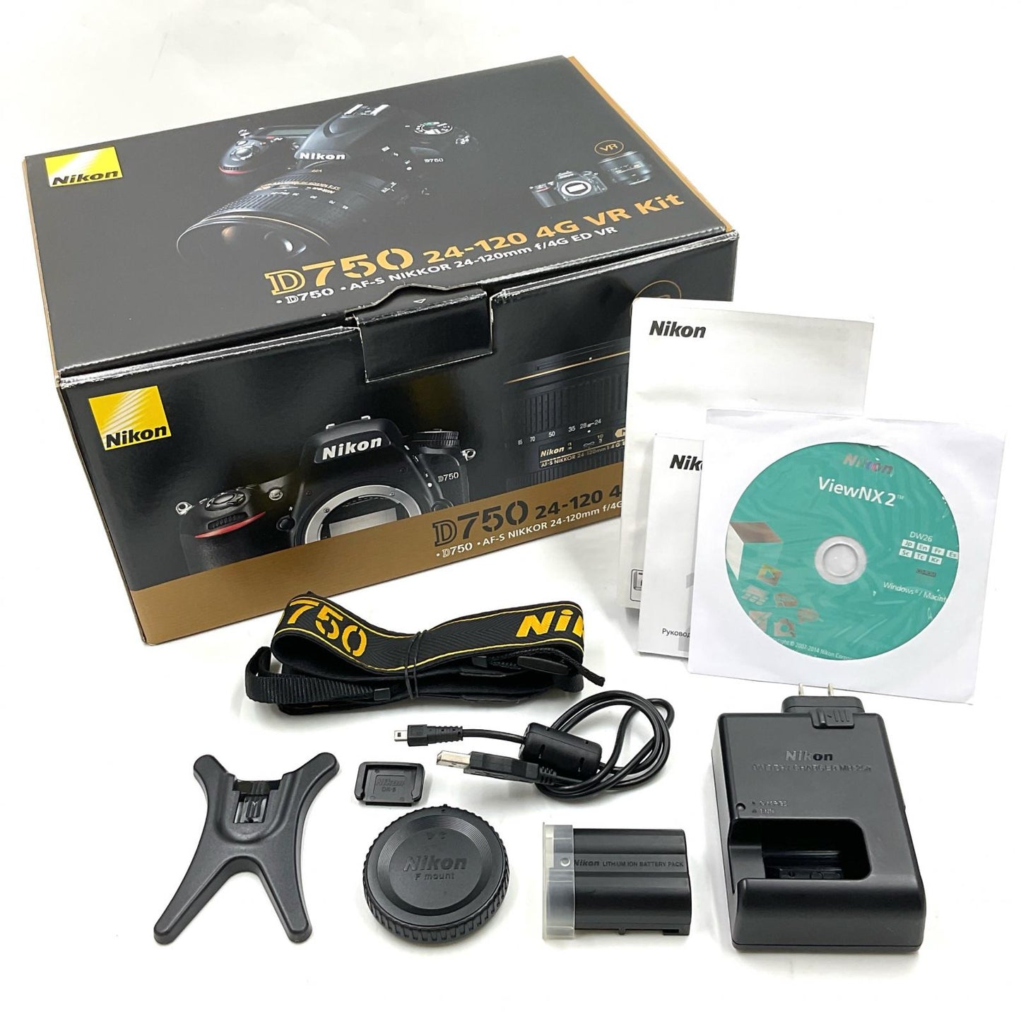 【全額返金保証】【最速発送】Nikon デジタル一眼 D750 ボディ ブラック 動作確認済