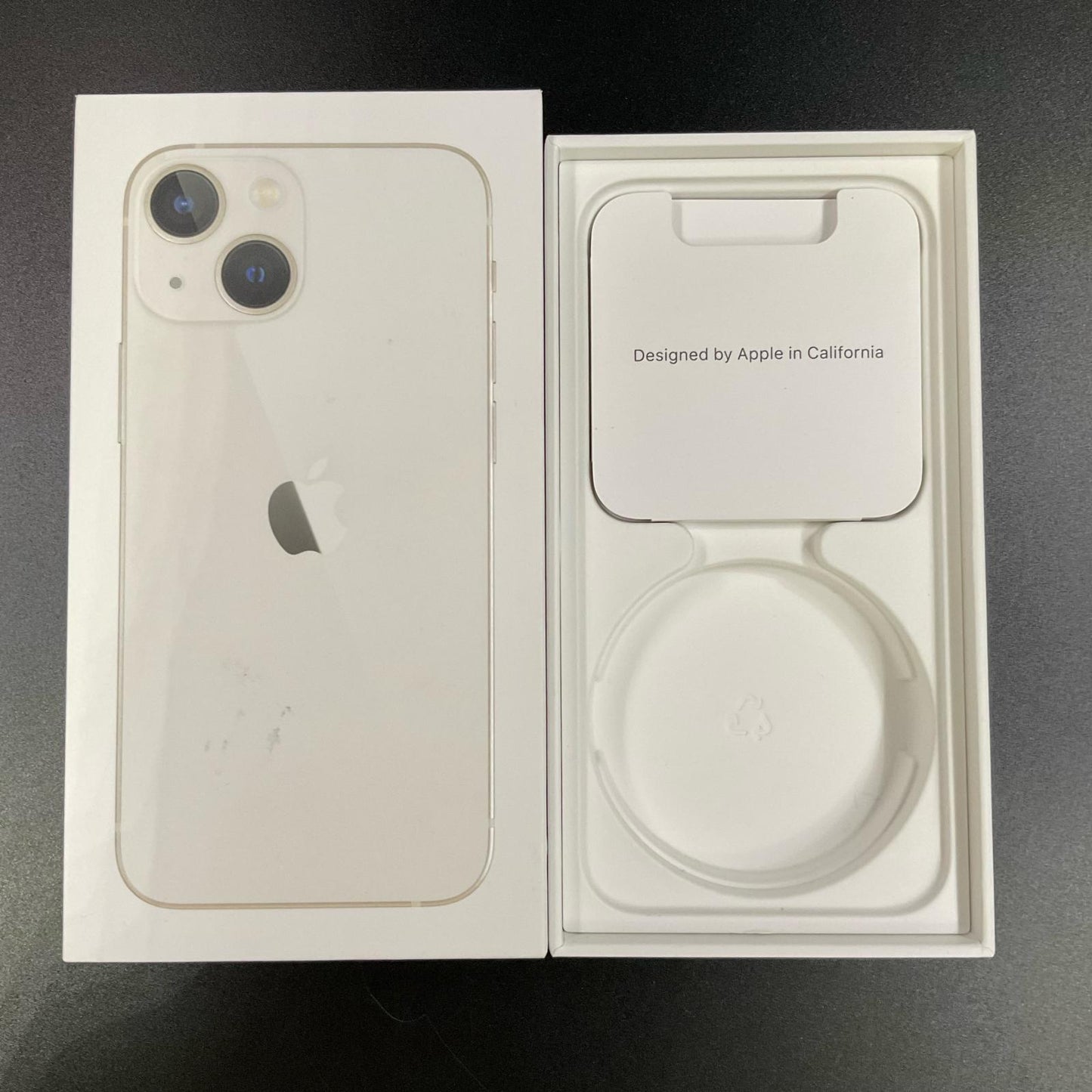 【最速発送】Apple iPhone iPhone 13 mini 128GB スターライト Softbank【難有】 75%