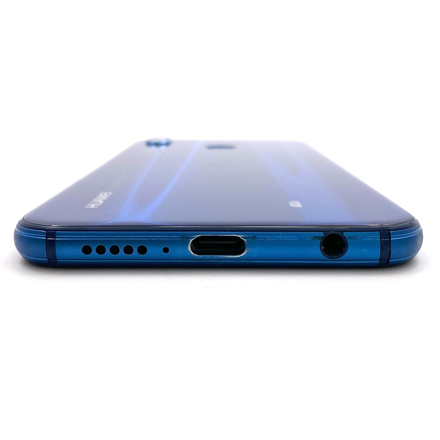 【全額返金保証】【最速発送】Huawei P lite 20 64GB クラインブルー au HWV32 白ロム 動作確認済