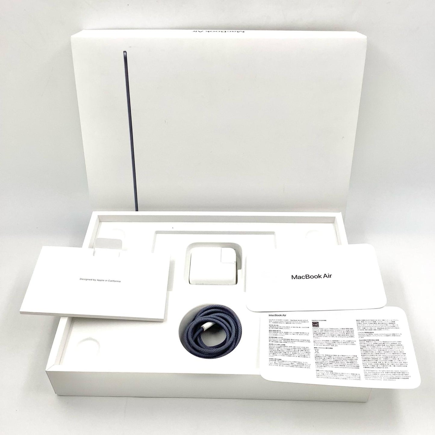 【全額返金保証】【最速発送】Apple MacBook Air 13インチ 2024 M3 16GB SSD 256GB ミッドナイト 100% 動作確認済