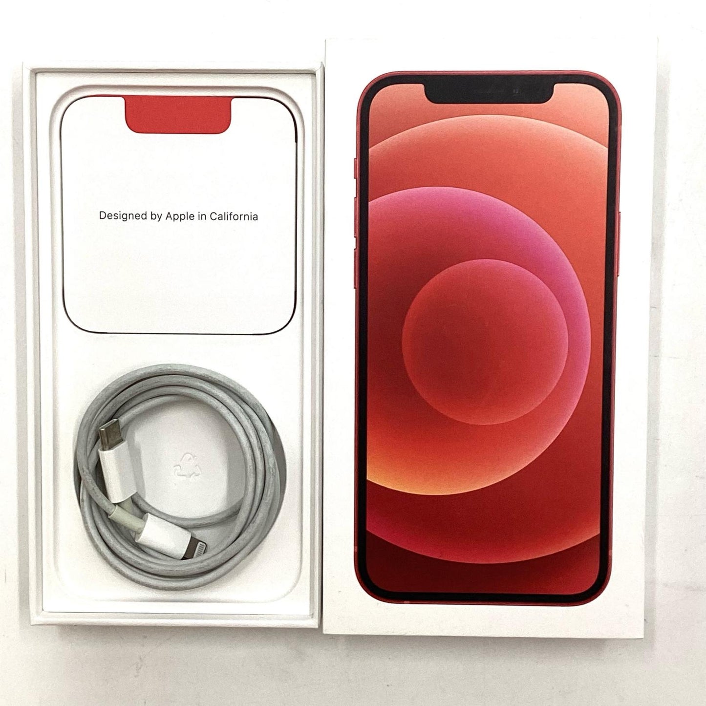 【全額返金保証】【最速発送】Apple iPhone iPhone 12 128GB (PRODUCT)RED docomo SIMフリー 白ロム 動作確認済 77%