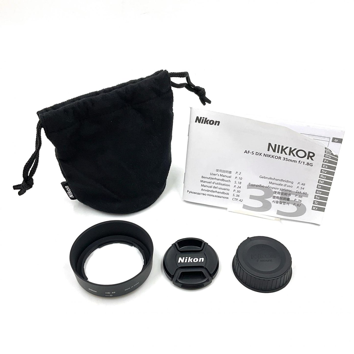 【全額返金保証】【最速発送】Nikon AF-S DX NIKKOR 35mm f/1.8G 動作確認済