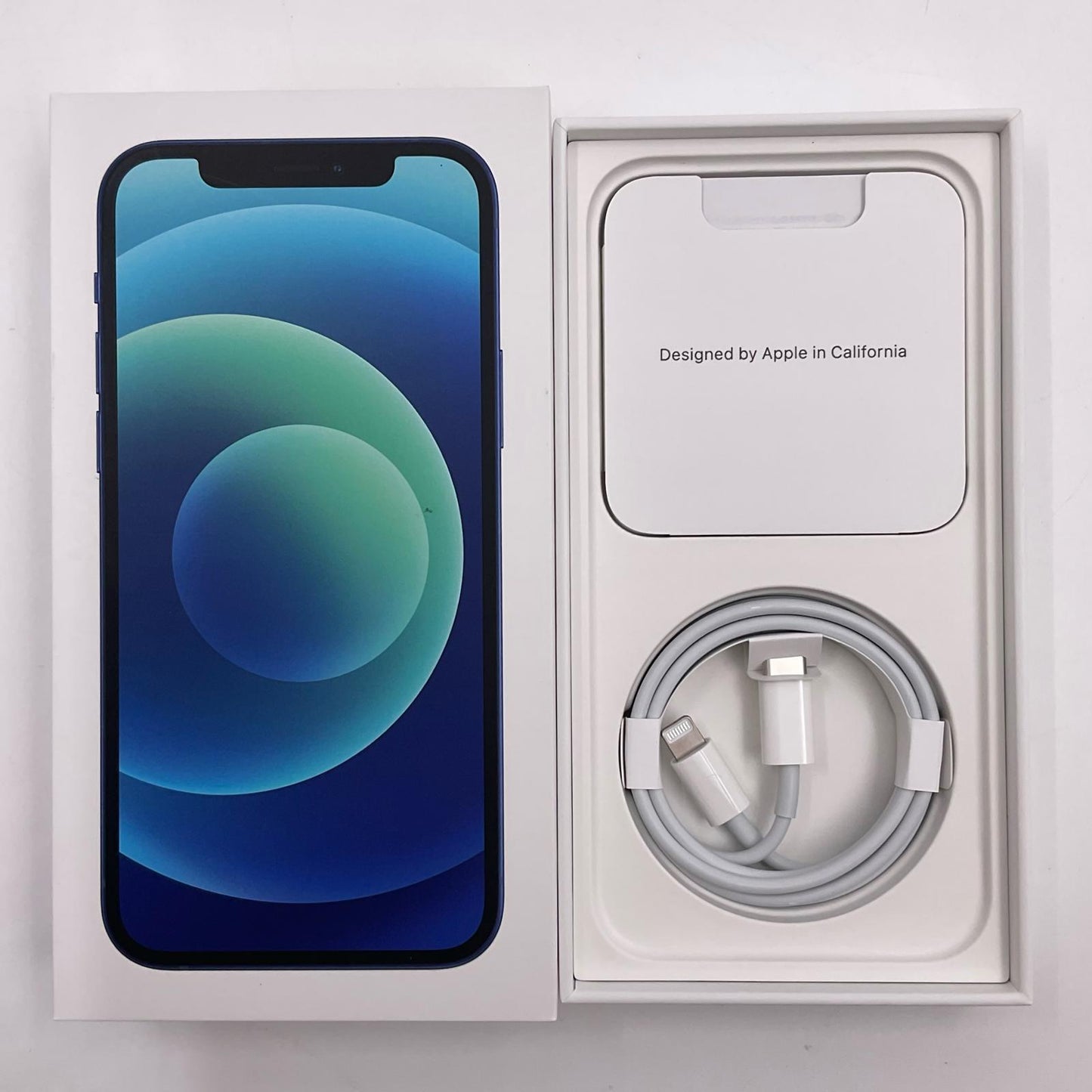 【全額返金保証】【最速発送】Apple iPhone iPhone 12 128GB ブルー Softbank SIMフリー 白ロム 美品 動作確認済 88%