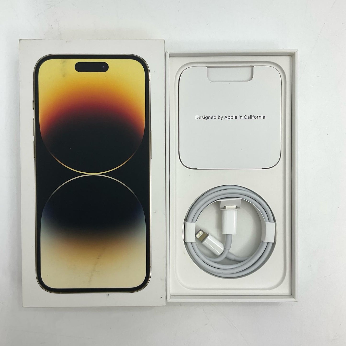 【全額返金保証】【最速発送】Apple iPhone iPhone 14 Pro 128GB ゴールド SIMフリー 白ロム 動作確認済 74%