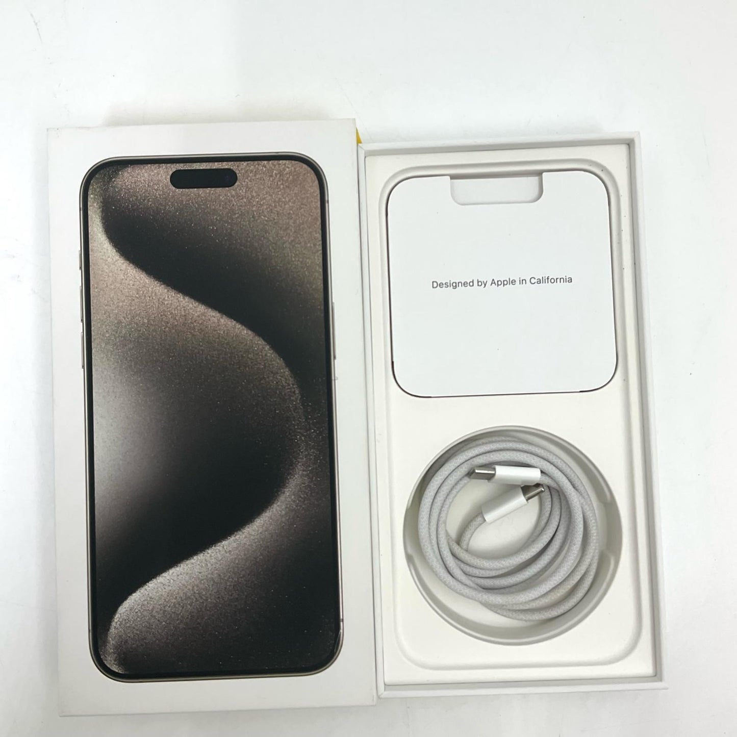 【全額返金保証】【最速発送】Apple iPhone iPhone 15 Pro Max 512GB ナチュラルチタニウム SIMフリー 白ロム 動作確認済 85%