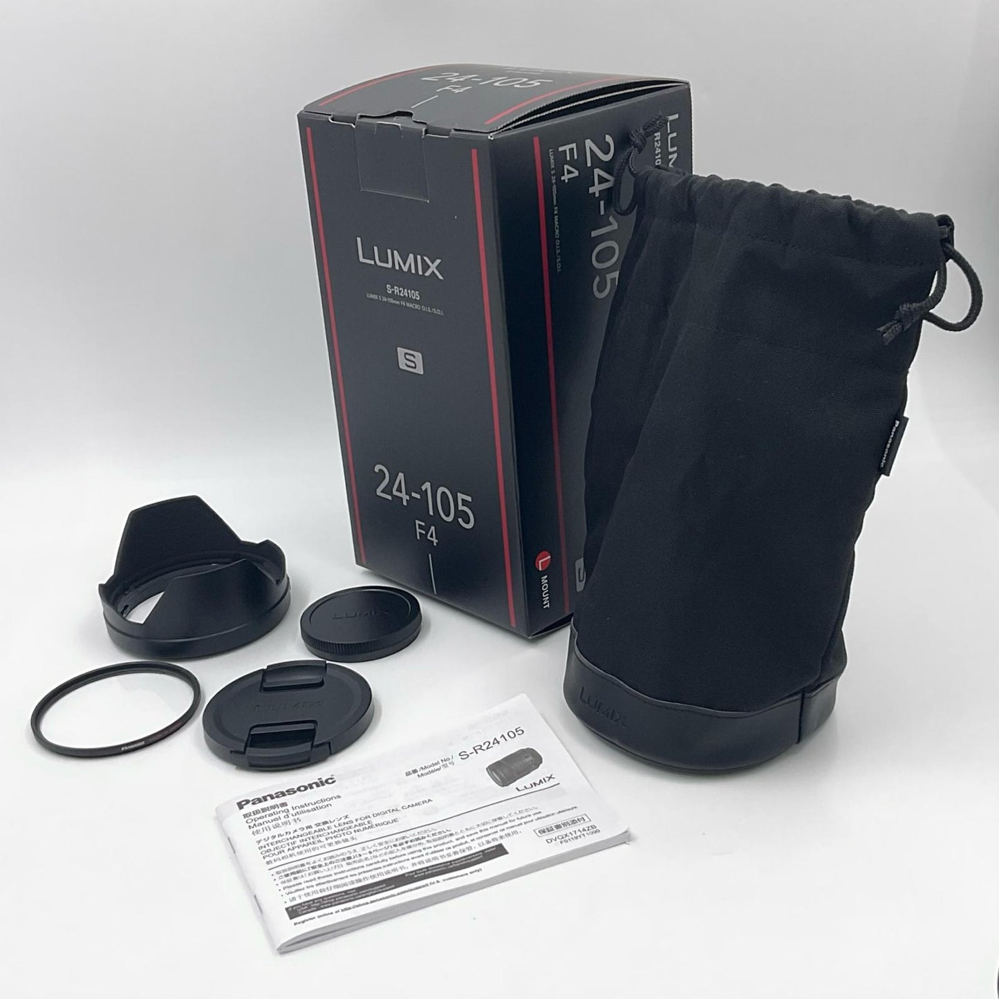 【全額返金保証】【最速発送】Panasonic LUMIX S 24-105mm F4 MACRO O.I.S. S-R24105 超美品 動作確認済
