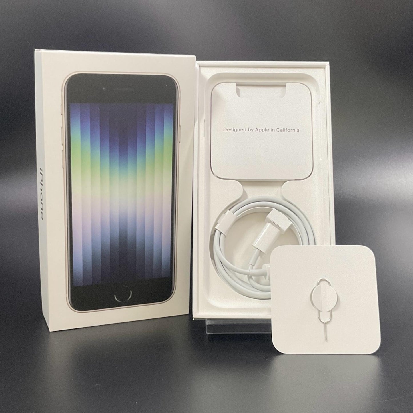 【全額返金保証】【最速発送】Apple iPhone iPhone SE(第3世代) 128GB スターライト 白ロム 動作確認済 85%