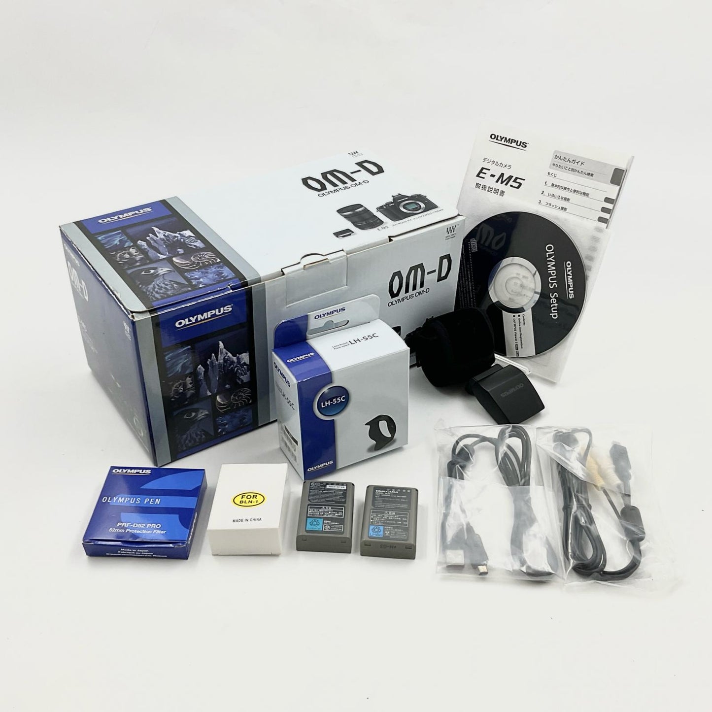 【全額返金保証】【最速発送】OLYMPUS デジタル一眼 OLYMPUS OM-D E-M5 レンズキット ブラック 動作確認済
