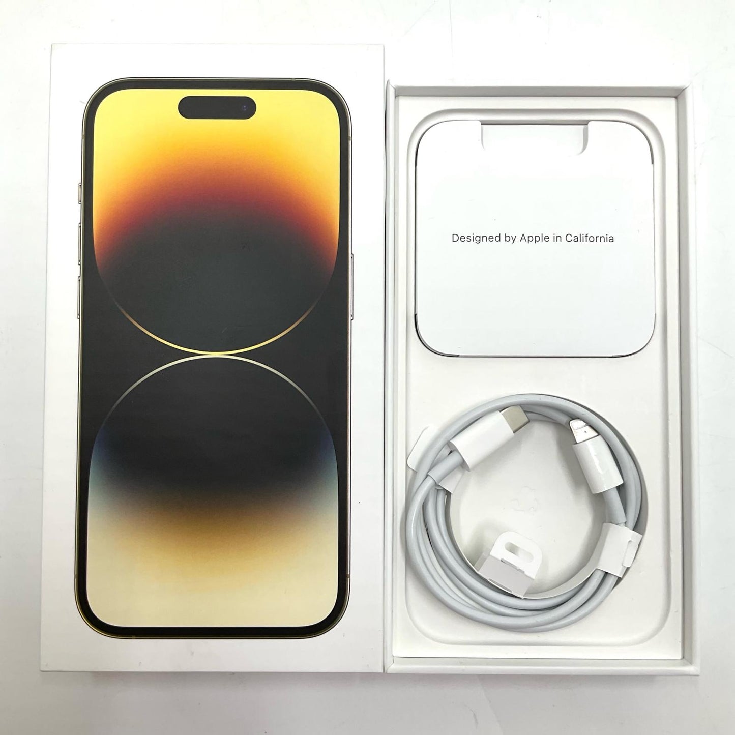 【全額返金保証】【最速発送】Apple iPhone iPhone 14 Pro 256GB ゴールド SIMフリー 白ロム 動作確認済 80%