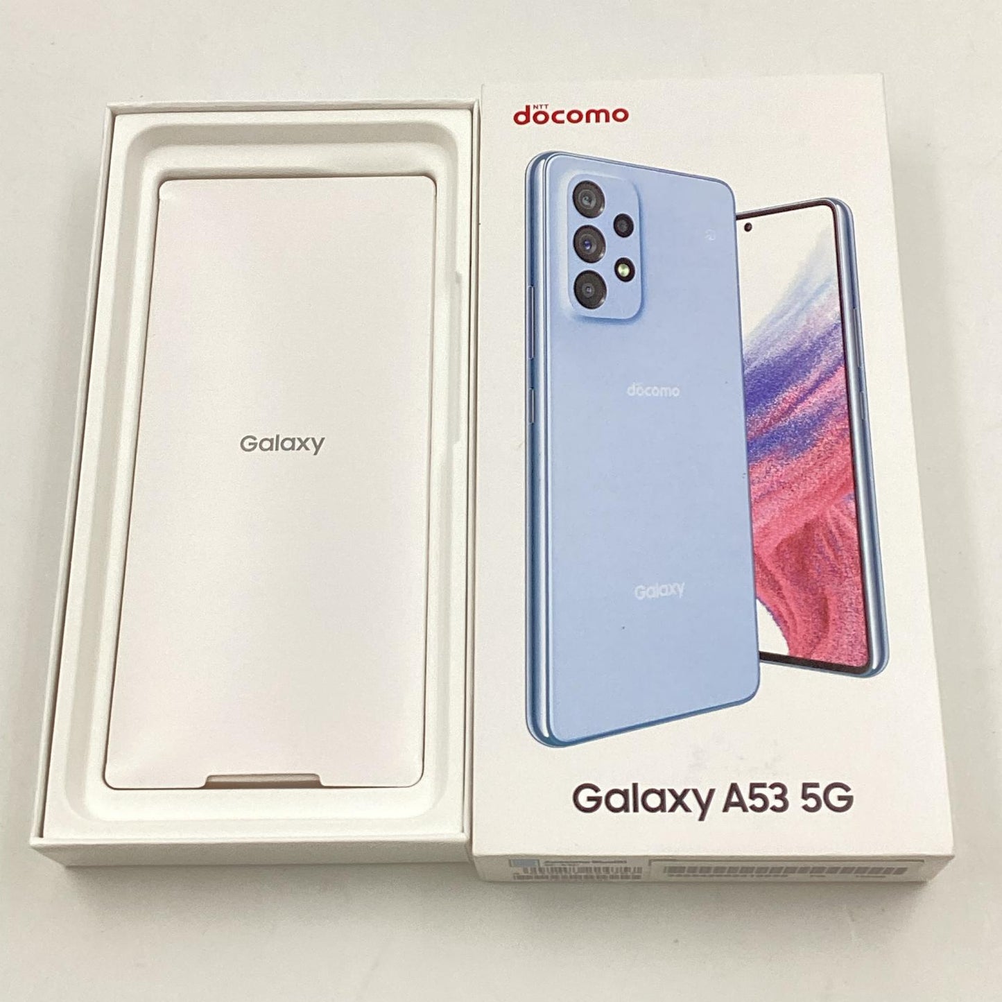 【最速発送】SAMSUNG Galaxy A53 5G 128GB オーサムブルー docomo SC-53C 白ロム【難有】